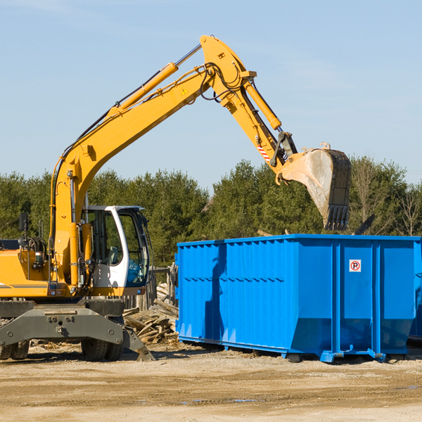 can i rent a residential dumpster for a construction project in Amberg